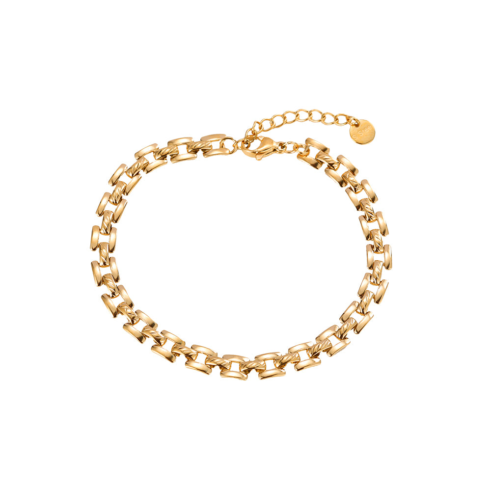 Armband Cool Chain goud