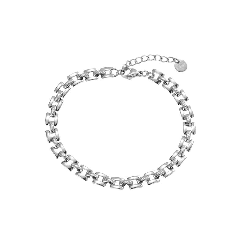 Armband Cool Chain zilver