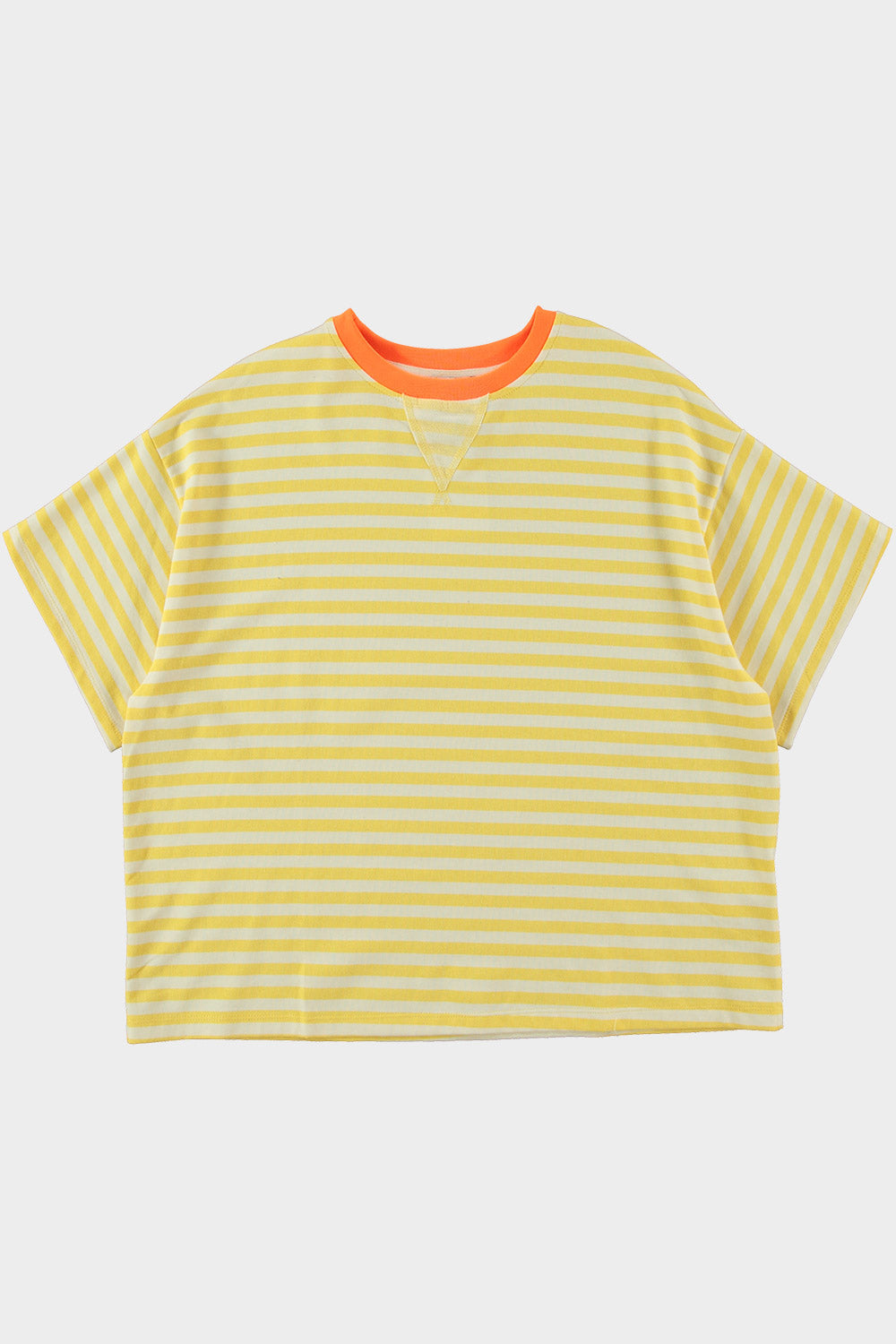 Streep shirt - geel