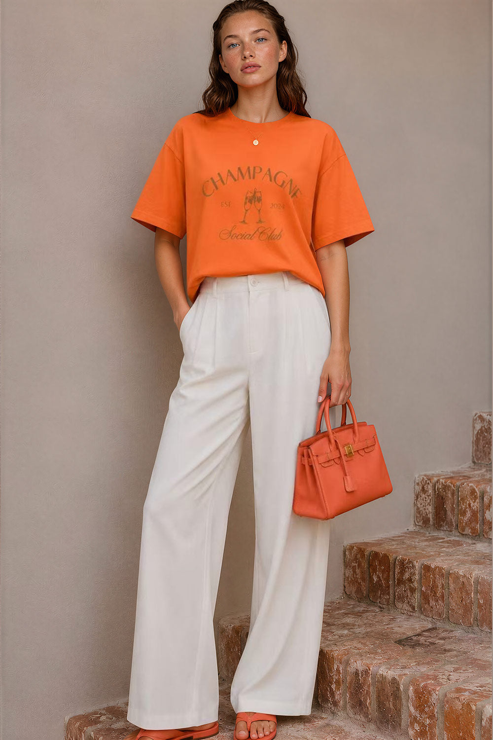 Champagne shirt - peach
