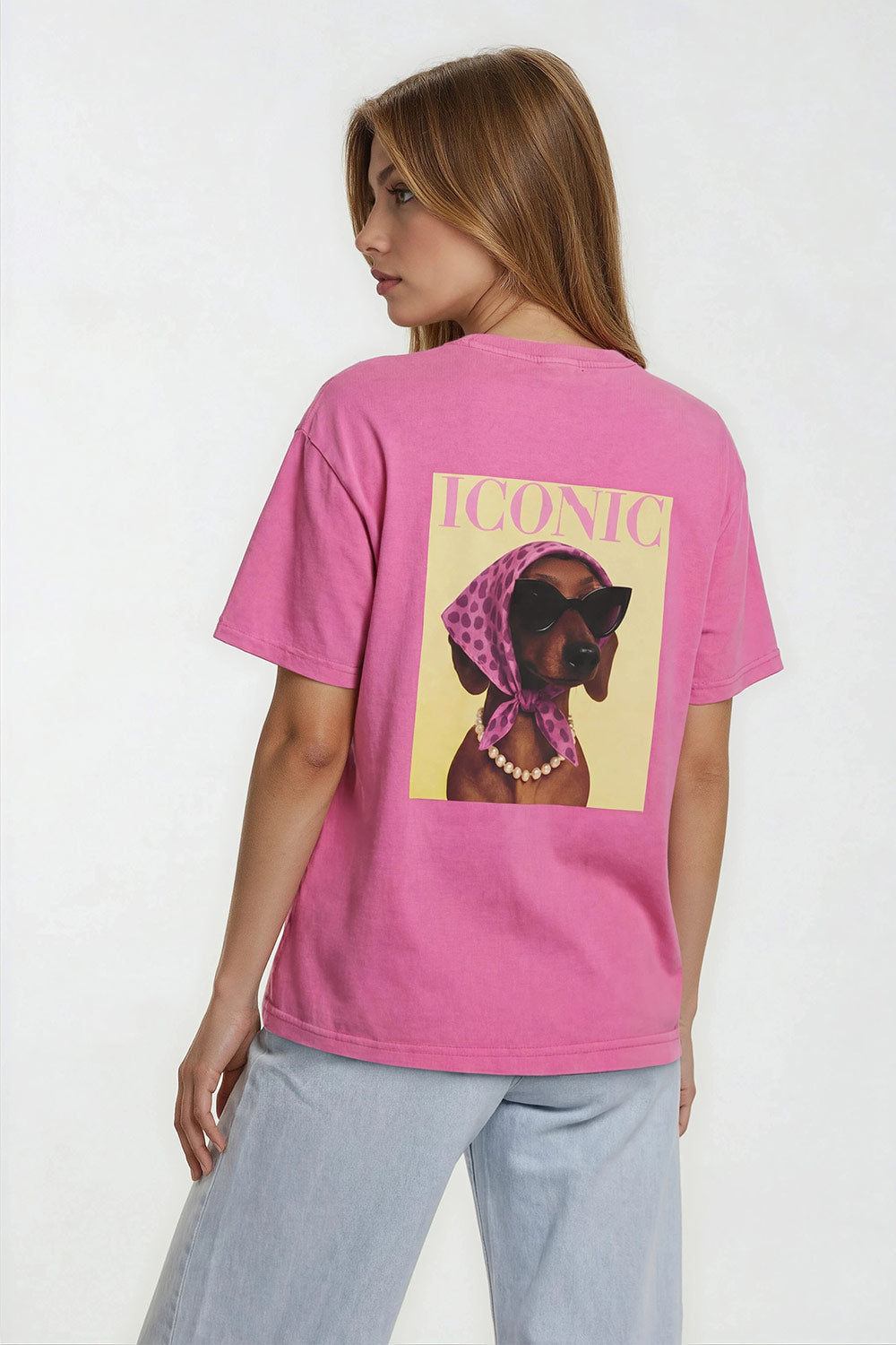 Shirt Teckel roze