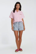 Denim short studs